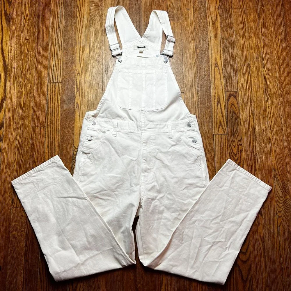NWT Madewell Mens Garment Dyed Canvas Overalls Medium - Picture 12 of 16